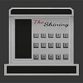 Sharp Commercial Electronic Cash Register With Keypad And Display Screen For Retail Use
