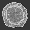 Natural Rock Sphere With Rough Surface And Irregular Shape In Earth Tones