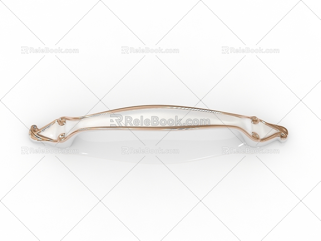 Modern hardware handle 3d model