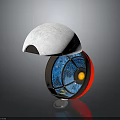 Pokémon Trainer Character With Creature Capture Ball Having White Blue Yellow And Red Design