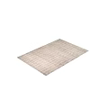 Square Rug With Beige Neutral Tone Textured Design For Modern Living Room Decor