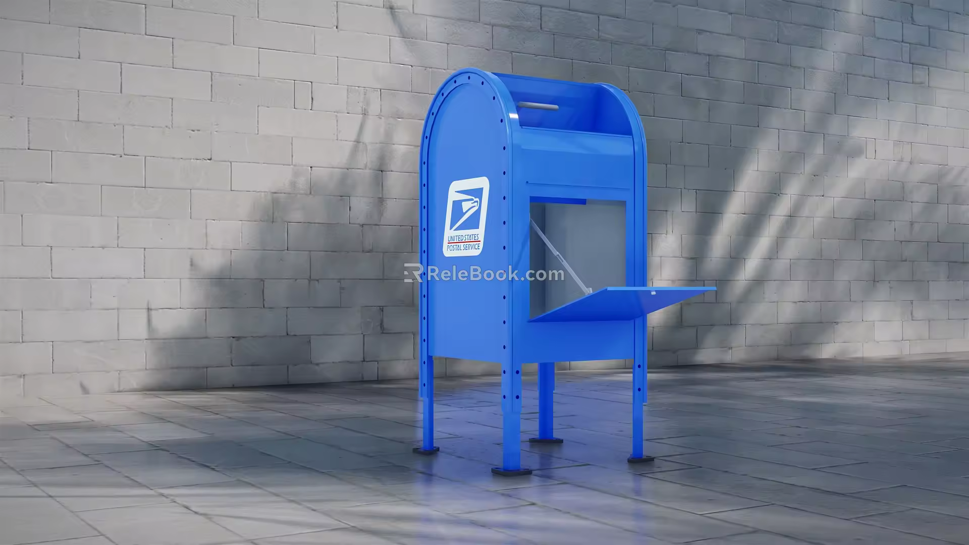 Modern mailbox 3d model