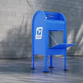 Modern mailbox 3d model