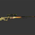 High Precision Military Sniper Rifle With Camouflage Pattern And Tactical Scope