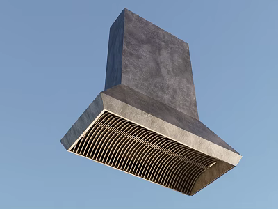 Modern lampblack machine 3d model