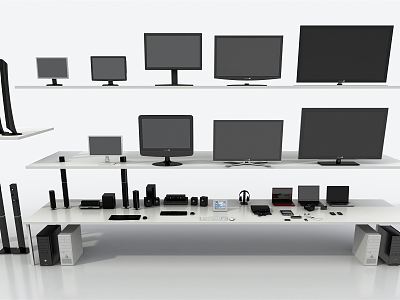 Modern computer electronic digital products model