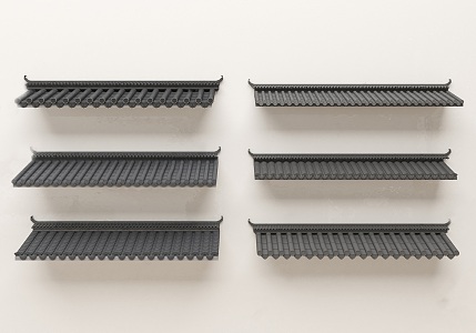 new chinese eaves 3d model