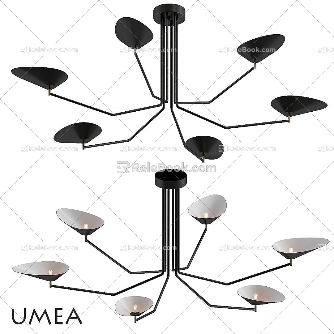 Chandelier Umea Pendant Black model