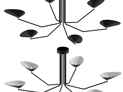 Chandelier Umea Pendant Black model