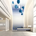 Modern Front Desk Company Front Desk 3d model