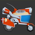 Modern toy car tricycle children toy car toy tricycle 3d model