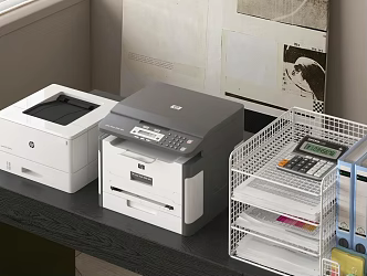 Modern Printers 3d model