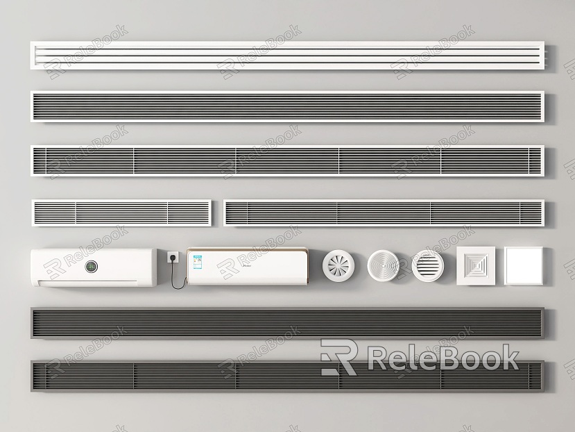 Modern air conditioner air outlet air conditioner outlet model