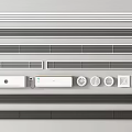 Modern Indoor Air Conditioners And Fans With Various Grilles And Wall Mounted Designs