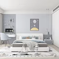 Modern Kids Bedroom Interior With Bed Toys And Decor