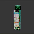 Oddly Good Multi Layer Display Stand With Chocolate Vanilla Strawberry Mint Coffee Labels