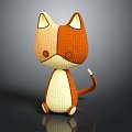 Modern Toy Muppet Toy Muppet Cat Doll 3d model