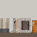 Modern Screen Modern 3d model