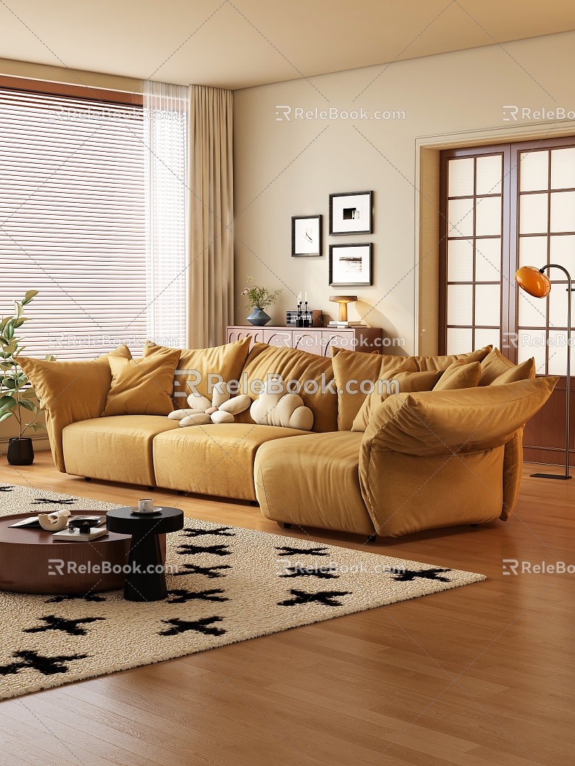 modern sofa 3d model