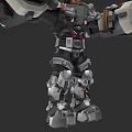 Game Movie Character In Mechanical Armor With Robotic Design And Sci Fi Features
