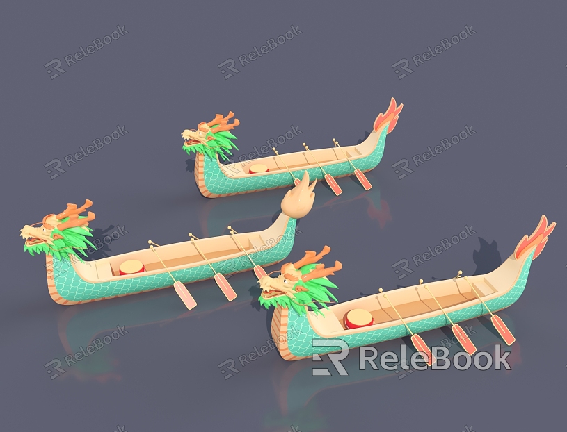 modern dragon boat model