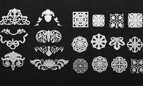 decorative lace 3d model