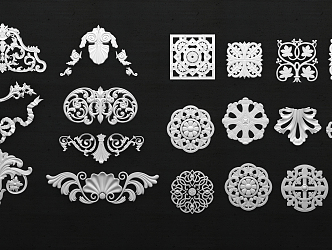 decorative lace 3d model