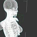 Gray Female Robotic Figure Featuring Mechanical Joints And Exposed Components On Dark Background