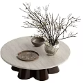 Middle Ancient Style Coffee Table 3d model