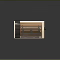 Kitchen Appliance Commercially 100 Food Dehydrator With Transparent Lid And Internal Racks
