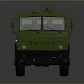 Green Tank Truck Featuring Large Storage Tank And Multiple Wheels Design