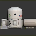 Sci-fi Capsule Space Capsule Hibernation Capsule Freezing Capsule Rest Capsule Rest Capsule 3d model