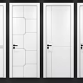 Shower Sauna Room Interior Design With Different Style Glass Doors And Handles