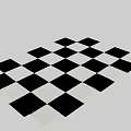 Black and White Checkerboard Pattern Stylish Rug for Modern Home Decor