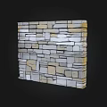 Natural Stone Building Exterior Wall With Irregular Blocks And Textured Surface