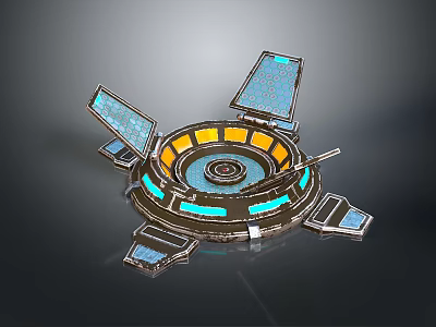 Sci-fi Items Sci-fi Components High-tech Components Sci-fi Equipment Sci-fi Scene Sci-fi Environment Game Scene 3d model