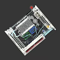 SmithVictor Portable Medical Monitor with Digital Screen Showing Vital Signs Waveform for Clinical Use