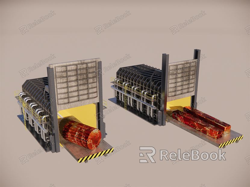 modern forging furnace model