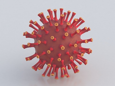 Coronavirus Virus Immune System Cancer Carcinogenesis Bacteria Leukocyte Biology Medical Research 3d model