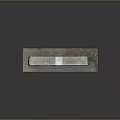 Stone Garden Ornament with Small Opening and Green Moss on Base