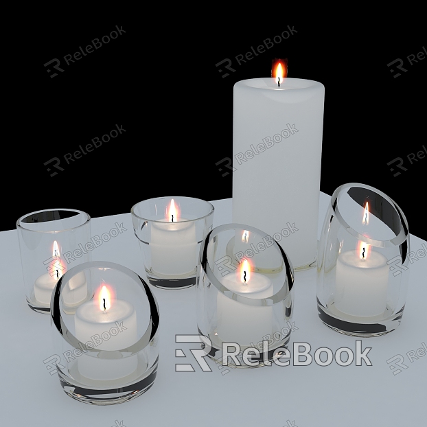 modern candle holder glass candle holder model