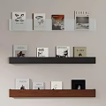 Modern Bookshelf Books 3d model