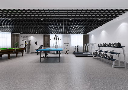 Modern Gym 3d model