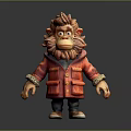 Monkey Cartoon Monkey Anime Monkey Stylized Monkey Fantasy Style Monkey Toy 3d model