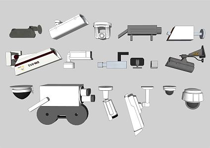 Modern camera 3d model