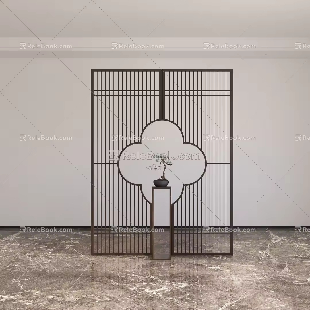 Chinese Screen 3d model