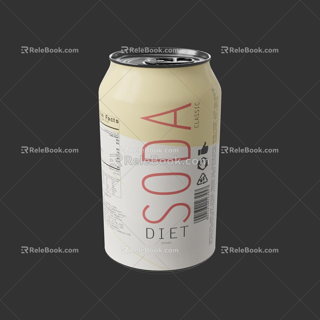 Modern Beverage Beverage Cans model