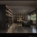 Contemporary Interior Featuring Red Iron Man Figure Shelving Unit With Dolls Decorations Table And Chairs