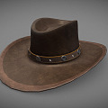 Modern cowboy hat 3d model