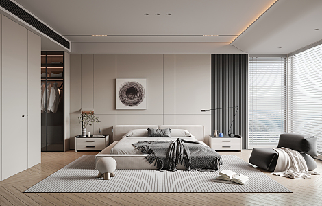 Modern Bedroom 3d model